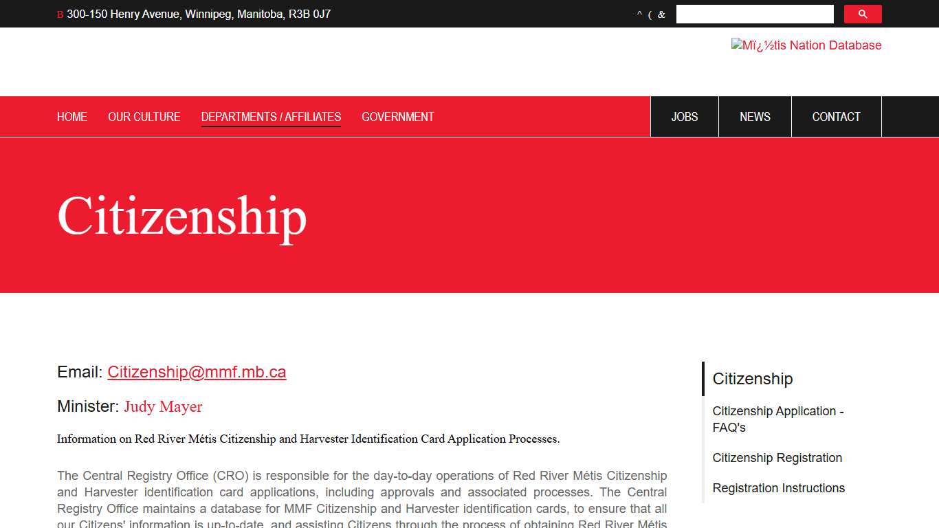 Citizenship | Manitoba Métis Federation